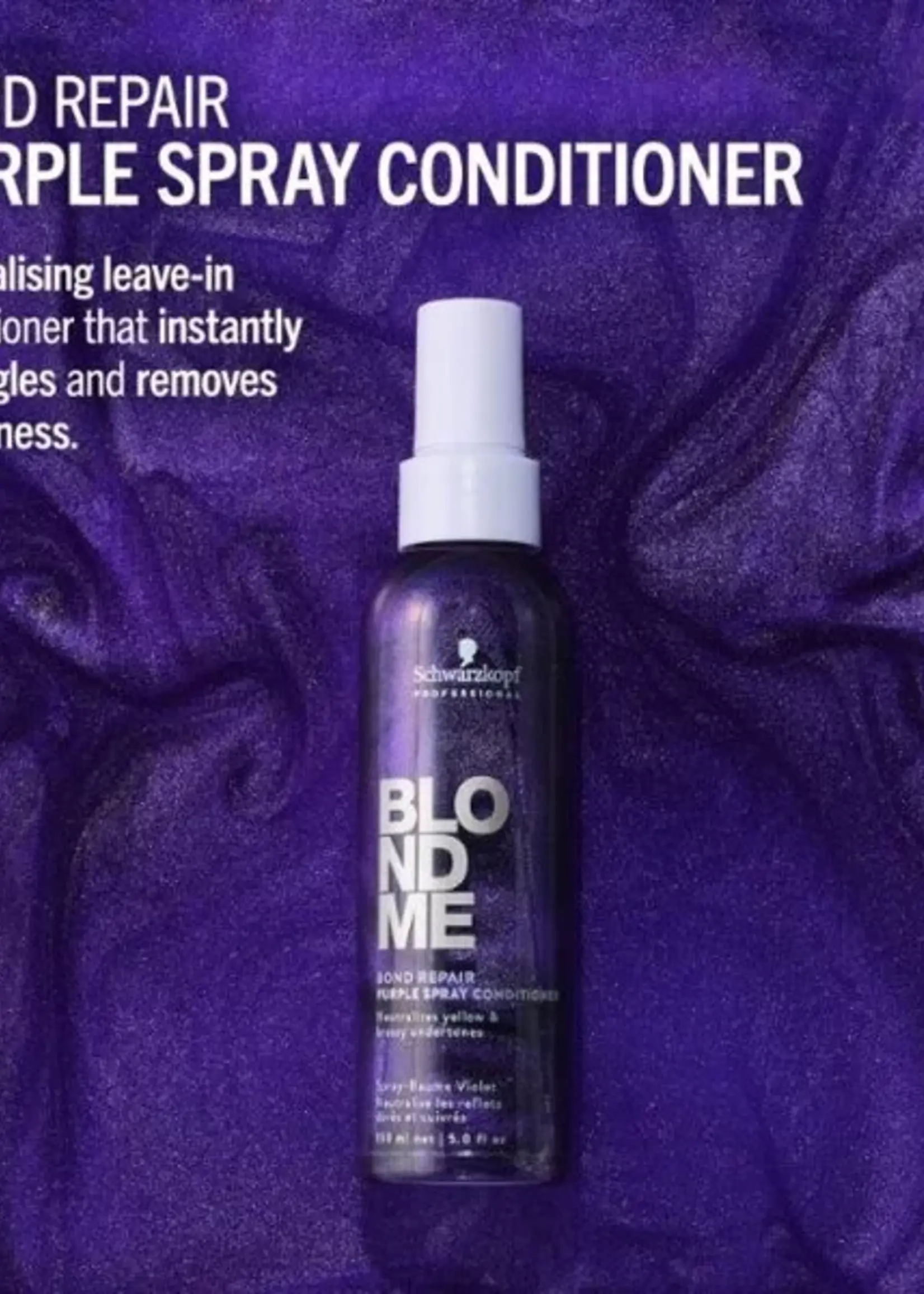 Schwarzkopf Professional Schwarzkopf BlondMe Bond Repair Purple Spray Conditioner - 150ml