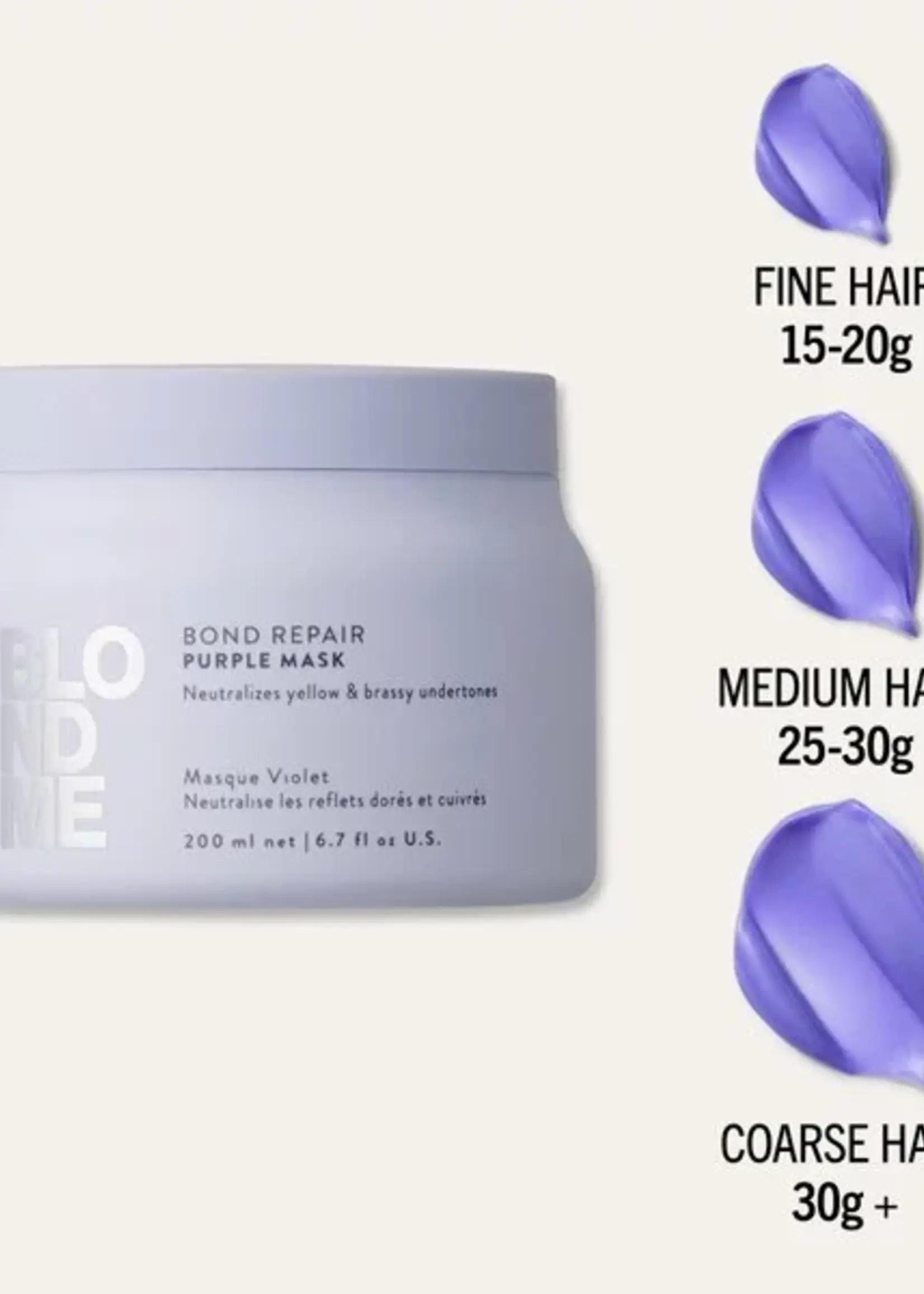 Schwarzkopf Professional Schwarzkopf BlondMe Bond Repair Purple Mask