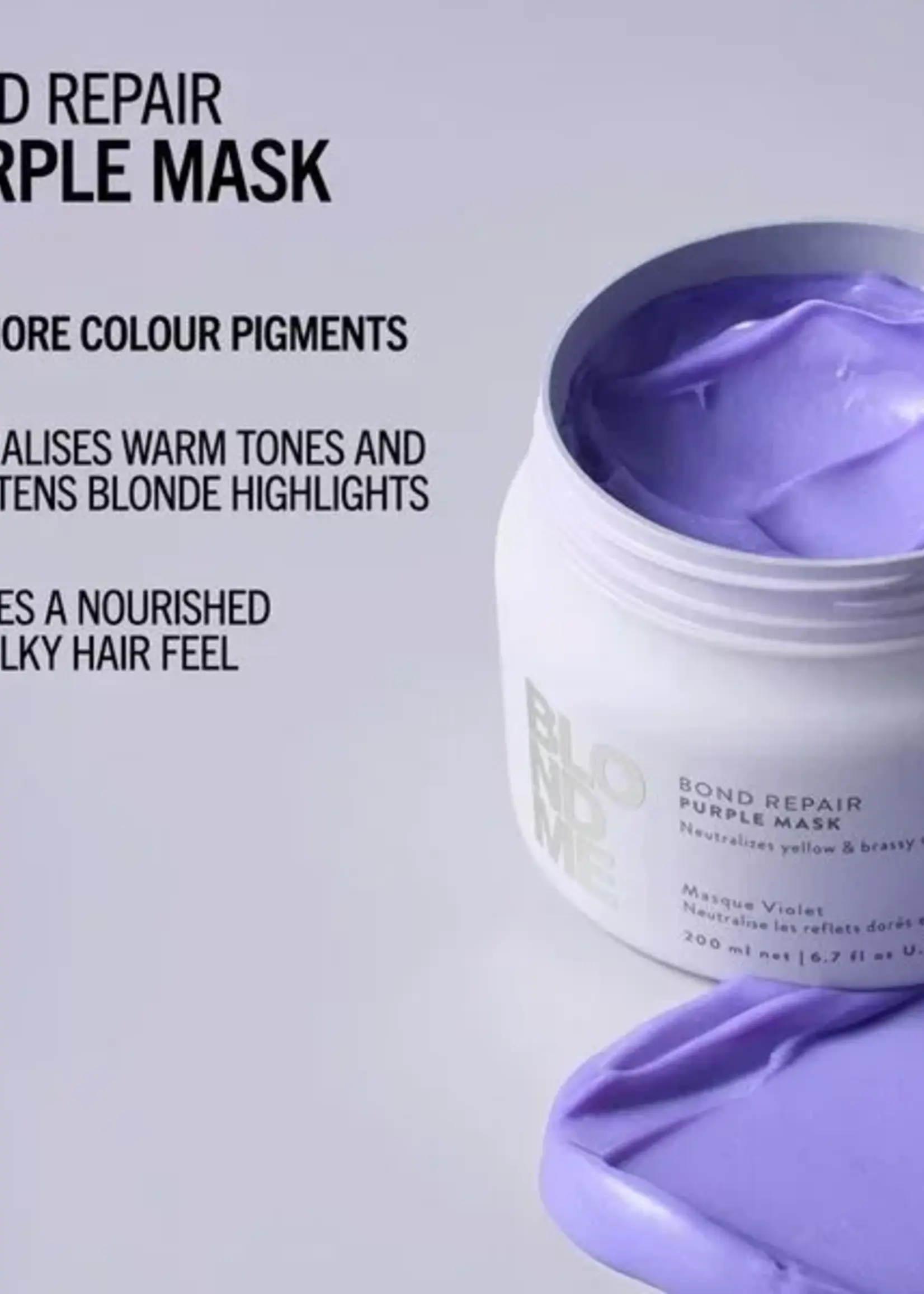 Schwarzkopf Professional Schwarzkopf BlondMe Bond Repair Purple Mask