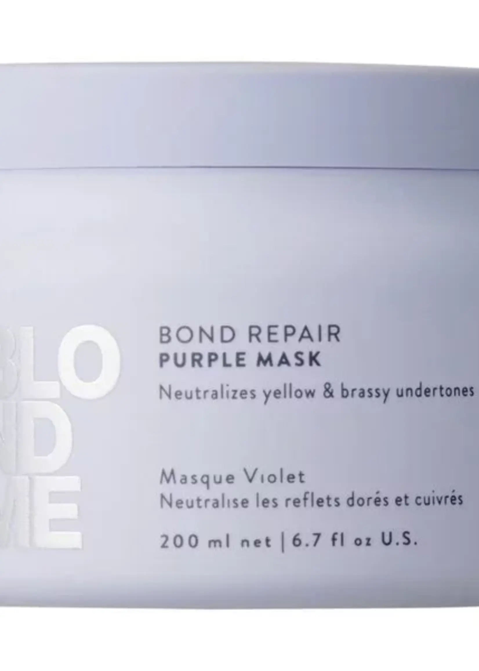 Schwarzkopf Professional Schwarzkopf BlondMe Bond Repair Purple Mask