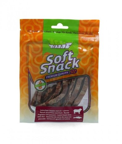 Braaaf hondensnacks Braaaf Lamb Steak Slice With Fish 12 Cm Braaaf hondensnacks Braaaf Lamb Steak Slice With Fish 12 Cm