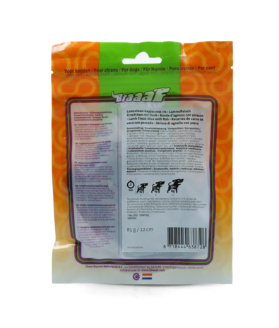 Braaaf hondensnacks Braaaf Lamb Steak Slice With Fish 12 Cm Braaaf hondensnacks Braaaf Lamb Steak Slice With Fish 12 Cm