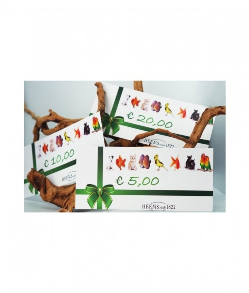 Heems huismerk Cadeaubon Heems 20,-