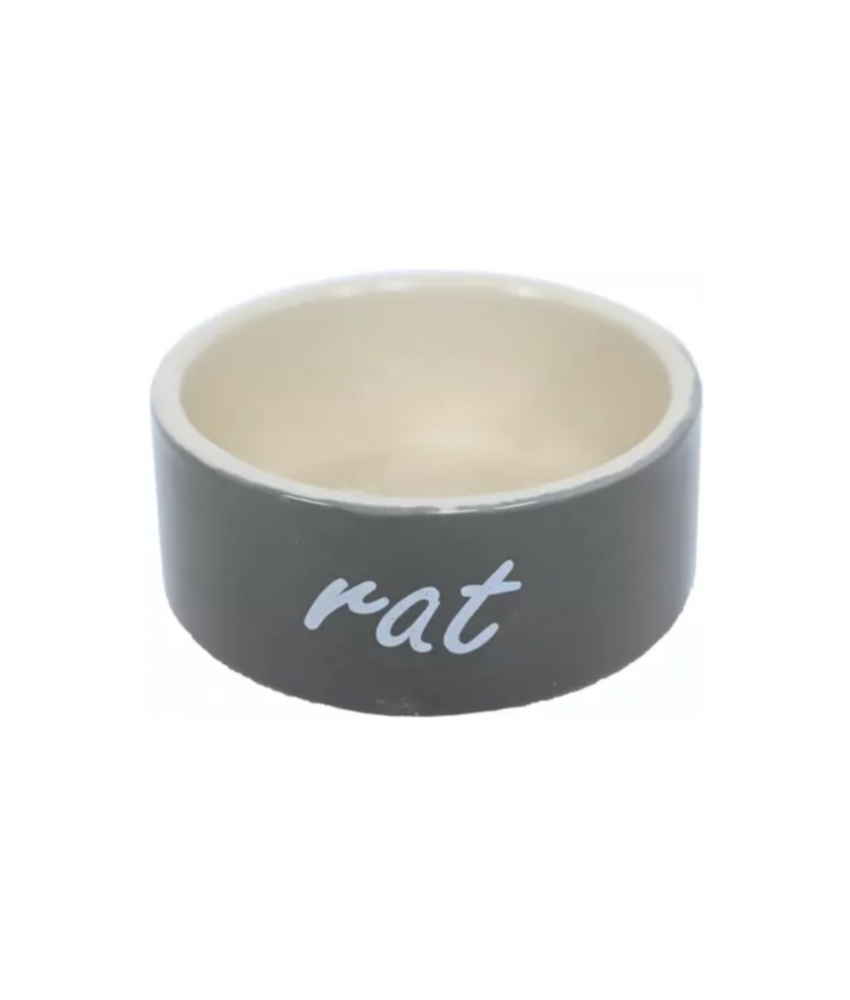 de Boon Eetbak Ratten Grijs 10cm de Boon Eetbak Ratten Grijs 10cm