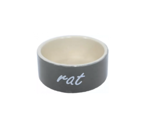 de Boon Eetbak Ratten Grijs 10cm de Boon Eetbak Ratten Grijs 10cm