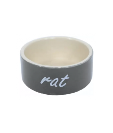 de Boon Eetbak Ratten Grijs 10cm de Boon Eetbak Ratten Grijs 10cm
