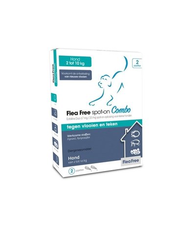 Flea Free Exil Ectoline Duo Hond 2 Pip Flea Free Exil Ectoline Duo Hond 2 Pip