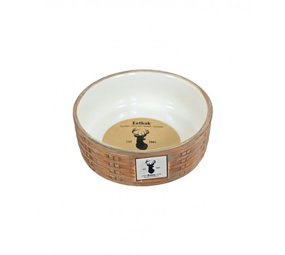 de Boon Honden Eetbak Wicker Sand de Boon Honden Eetbak Wicker Sand