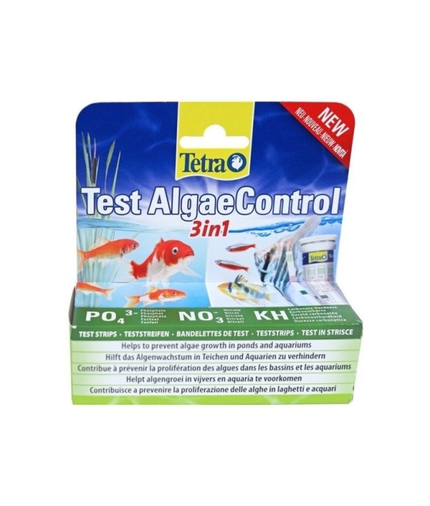 Tetra Tetra Test algae control 3in1, doos a 25 teststroken. Tetra Tetra Test algae control 3in1, doos a 25 teststroken.