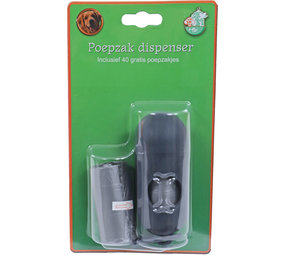 de Boon Boon poepzak dispenser koker grijs de Boon Boon poepzak dispenser koker grijs