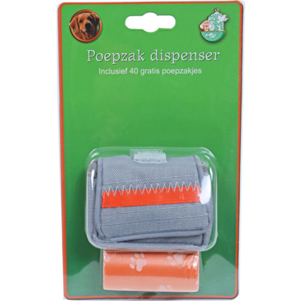 de Boon Boon poepzak dispenser tasmodel oranje/grijs, inclusief 2x20 poepzakjes. de Boon Boon poepzak dispenser tasmodel oranje/grijs, inclusief 2x20 poepzakjes.