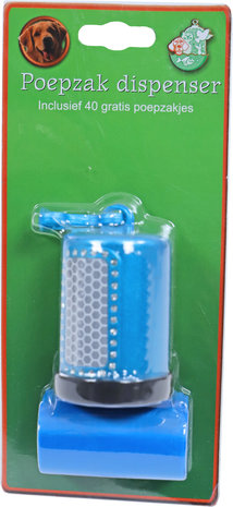 de Boon Boon poepzak dispenser koker blauw met glitter en reflecterend, inclusief 2x20 poepzakjes. de Boon Boon poepzak dispenser koker blauw met glitter en reflecterend, inclusief 2x20 poepzakjes.