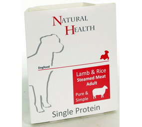 Natural Health Natural Health Dog Steamed PS Lamb Rice