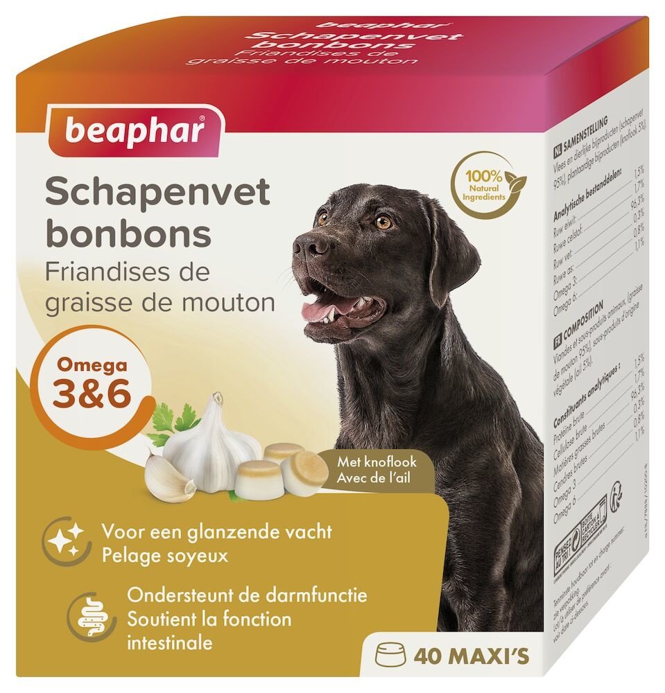 Beaphar BEAPHAR SCHAPENVET BONBONS KNOFLOOK