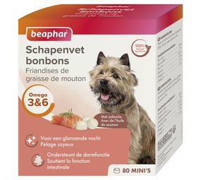 Beaphar BEAPHAR SCHAPENVET BONBONS ZALM MINI