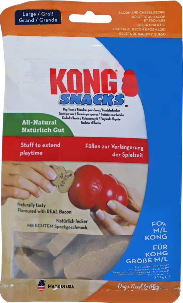 Kong KONG SNAPS BECON EN CHEESE LARGE 310 GRAM Kong KONG SNAPS BECON EN CHEESE LARGE 310 GRAM