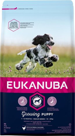 Eukanuba Eukanuba Dog Growing Puppy Medium Breed Eukanuba Eukanuba Dog Growing Puppy Medium Breed