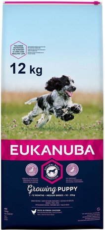 Eukanuba Eukanuba Dog Growing Puppy Medium Breed Eukanuba Eukanuba Dog Growing Puppy Medium Breed