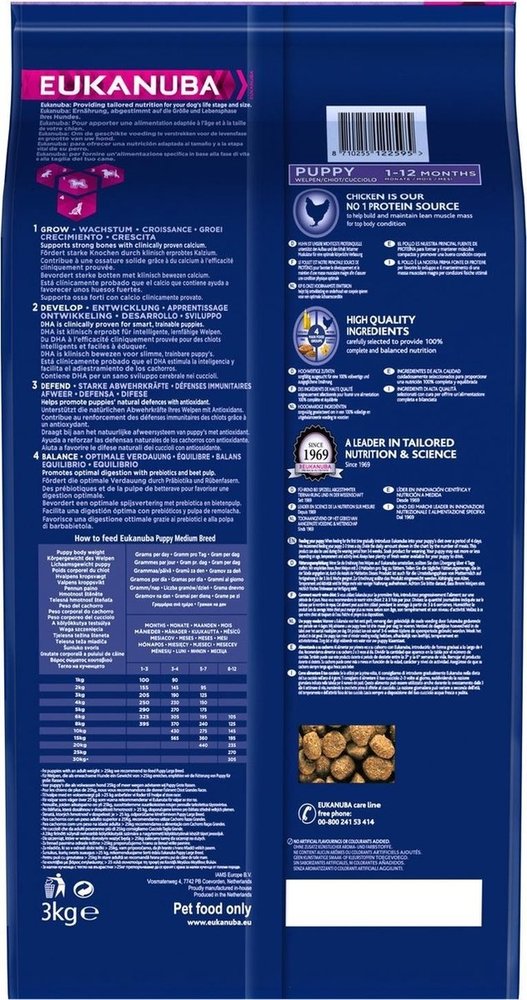 Eukanuba Eukanuba Dog Growing Puppy Medium Breed Eukanuba Eukanuba Dog Growing Puppy Medium Breed