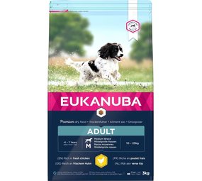 Eukanuba Eukanuba Dog Active Adult Medium Breed 3kg Eukanuba Eukanuba Dog Active Adult Medium Breed 3kg