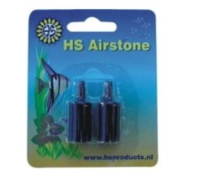 HS AQUA HS AQUA LUCHTSTEEN CILINDER 15X25 MM 2ST. ZWART B