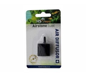 HS Aqua Producten | Alles voor een Gezond & Helder Aquarium HS AQUA LUCHTSTEEN CUBUS ZWART 25X25X25 MM BLISTE