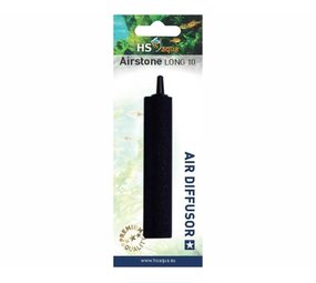 HS Aqua Producten | Alles voor een Gezond & Helder Aquarium HS AQUA LUCHTSTEEN LANG 100 MM ZWART BLISTER
