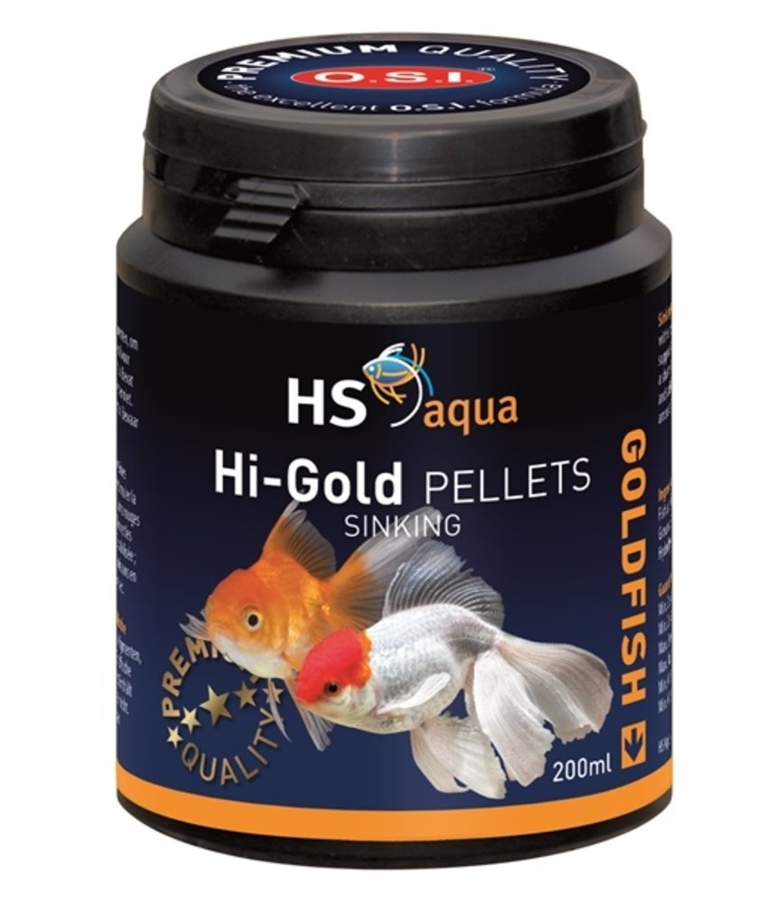 HS Aqua Producten | Alles voor een Gezond & Helder Aquarium HS AQUA HIGOLD PELLETS 200ML