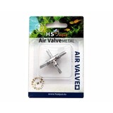 HS Aqua Producten | Alles voor een Gezond & Helder Aquarium HS AQUA 3-WEG LUCHTKRAAN METAAL 46 MM