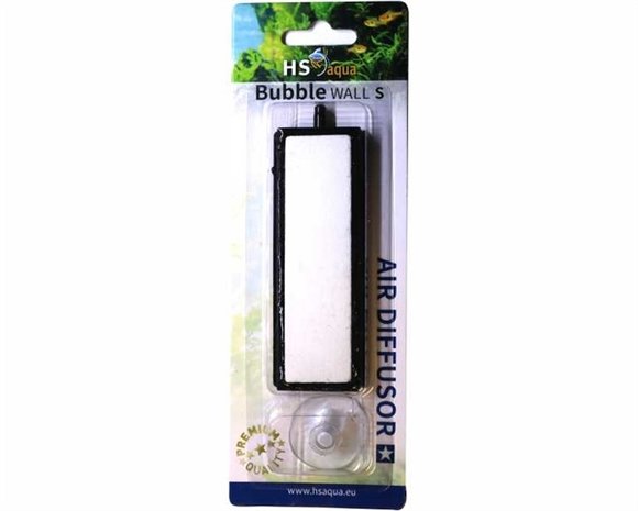 HS AQUA HS AQUA BUBBLE WALL S 10 CM ZWART