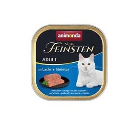 Animonda FEINSTEN CAT ADULT ZALMGARNALEN 100GR Animonda FEINSTEN CAT ADULT ZALMGARNALEN 100GR