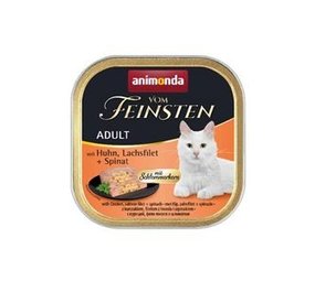 Animonda FEINSTEN CAT GOURMET KIP ZALM 100GR Animonda FEINSTEN CAT GOURMET KIP ZALM 100GR