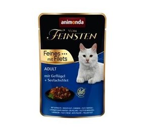 Animonda FEINSTEN POUCH MET GEVOLGTE EN KOOLVIS 85GR Animonda FEINSTEN POUCH MET GEVOLGTE EN KOOLVIS 85GR