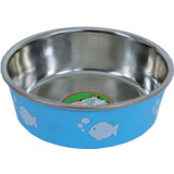 de Boon RVS EETBAK VIS 11CM LICHTBLAUW de Boon RVS EETBAK VIS 11CM LICHTBLAUW