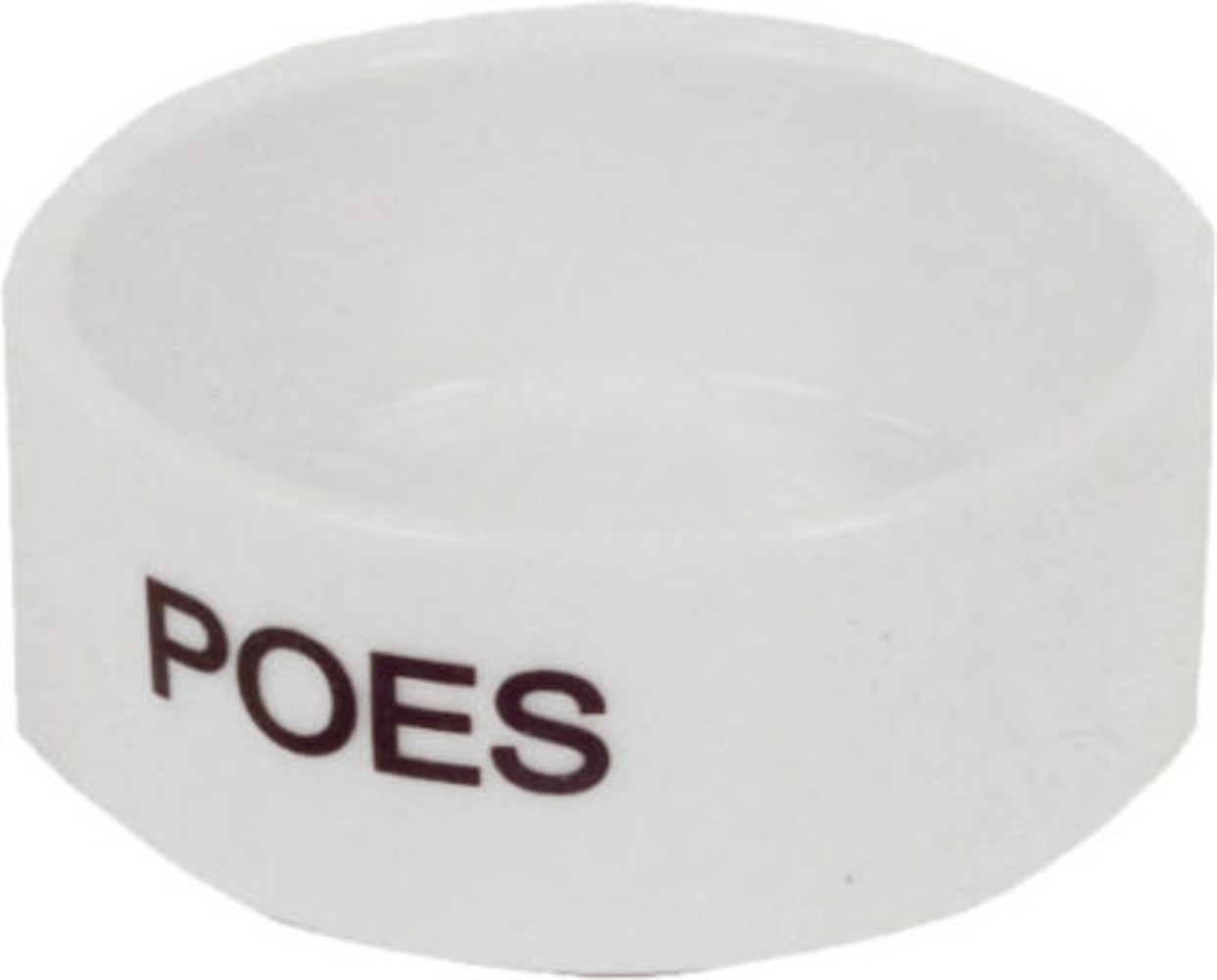 de Boon STENEN EETBAK WIT  OPDRUK POES de Boon STENEN EETBAK WIT  OPDRUK POES