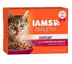 Iams Iams Delights Senior Gravy 12 st Iams Iams Delights Senior Gravy 12 st