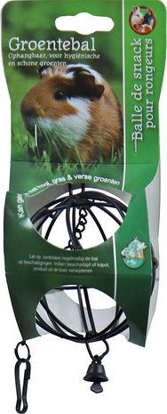 de Boon HOOIGROENVOERBAL MET. BEL ZWART 8 CM