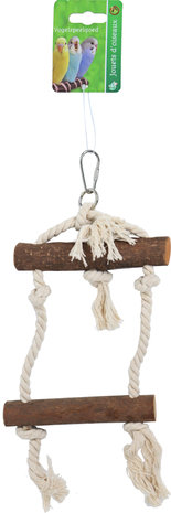 de Boon VOGELSPEELGOED TOUWLADDER 2 TR 27CM de Boon VOGELSPEELGOED TOUWLADDER 2 TR 27CM