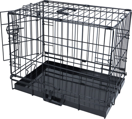 de Boon DRAADKENNEL ZWART  1D. 49X32X40CM