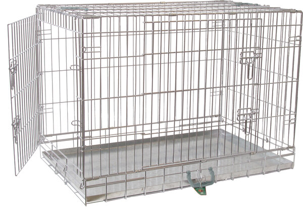 de Boon DRAADKENNEL VERZINKT  91X55X65CM de Boon DRAADKENNEL VERZINKT  91X55X65CM