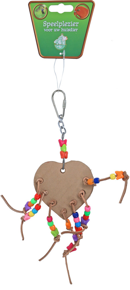 de Boon HART LEDER MET KRALEN 18 CM de Boon HART LEDER MET KRALEN 18 CM