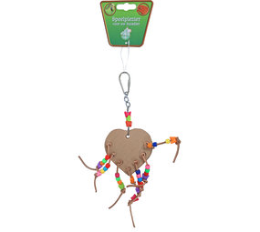 de Boon HART LEDER MET KRALEN 18 CM de Boon HART LEDER MET KRALEN 18 CM