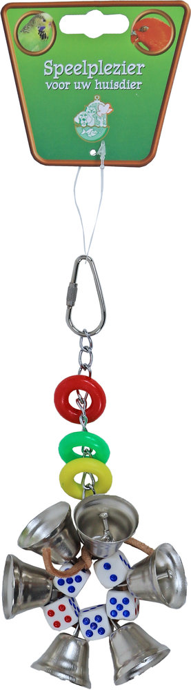 de Boon DOBBELSTEEN MET BELLEN 16 CM de Boon DOBBELSTEEN MET BELLEN 16 CM