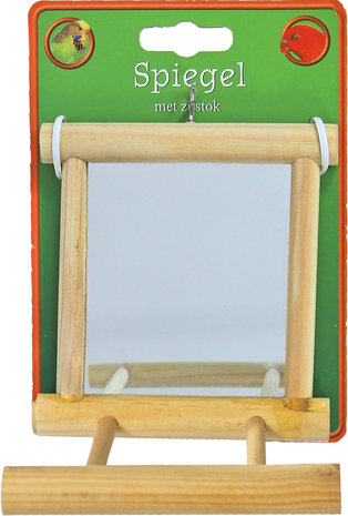 de Boon SPIEGEL MET HOUTEN LIJST  ZITSTOK de Boon SPIEGEL MET HOUTEN LIJST  ZITSTOK