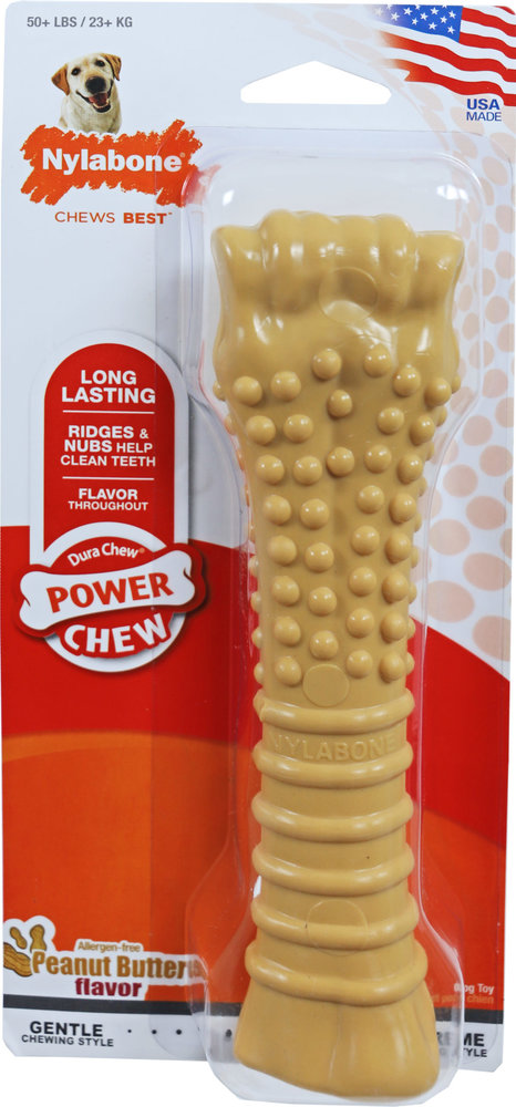 Nylabone NYLABONE SOUPER BOT PEANUTBUTTER Nylabone NYLABONE SOUPER BOT PEANUTBUTTER