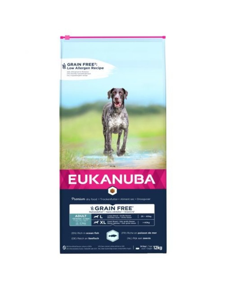 Eukanuba Eukanuba Grain Free large Adult Vis Eukanuba Eukanuba Grain Free large Adult Vis