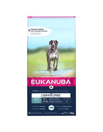 Eukanuba Eukanuba Grain Free large Adult Vis Eukanuba Eukanuba Grain Free large Adult Vis