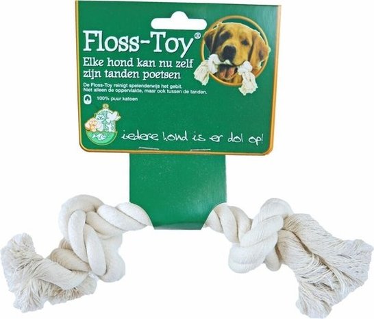de Boon FLOSSTOY SPEELTOUW WIT SMALL