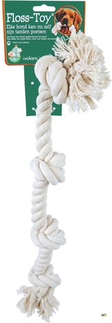 de Boon FLOSSTOY SPEELTOUW WIT SMALL