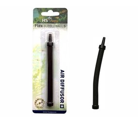 HS Aqua Producten | Alles voor een Gezond & Helder Aquarium HS AQUA FLEX BUBBLE WALL  S 12.5 CM ZWART